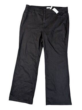 NWT Lane Bryant 26L Black Jeans Tighter Tummy Technology Tall Plus